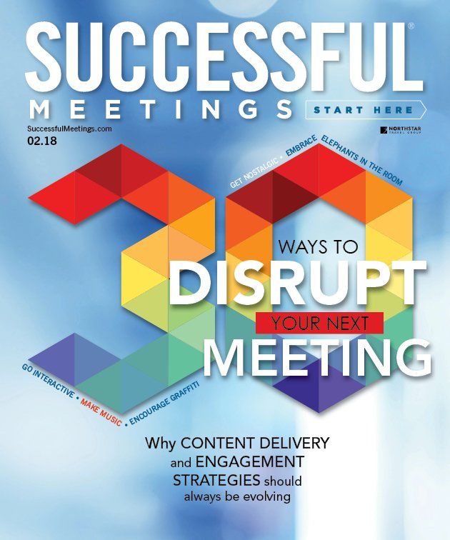 Successful Meetings Magazine spread