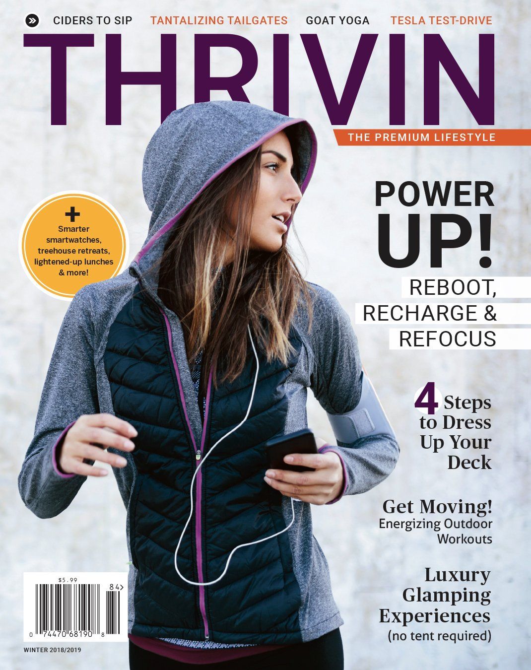 Cover of Thrivin Magazine