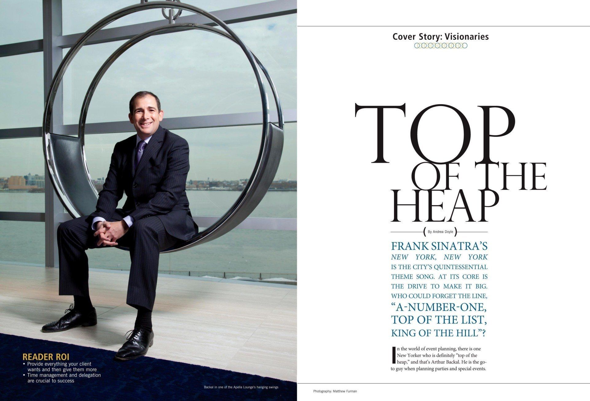 Successful Meetings Magazine spread