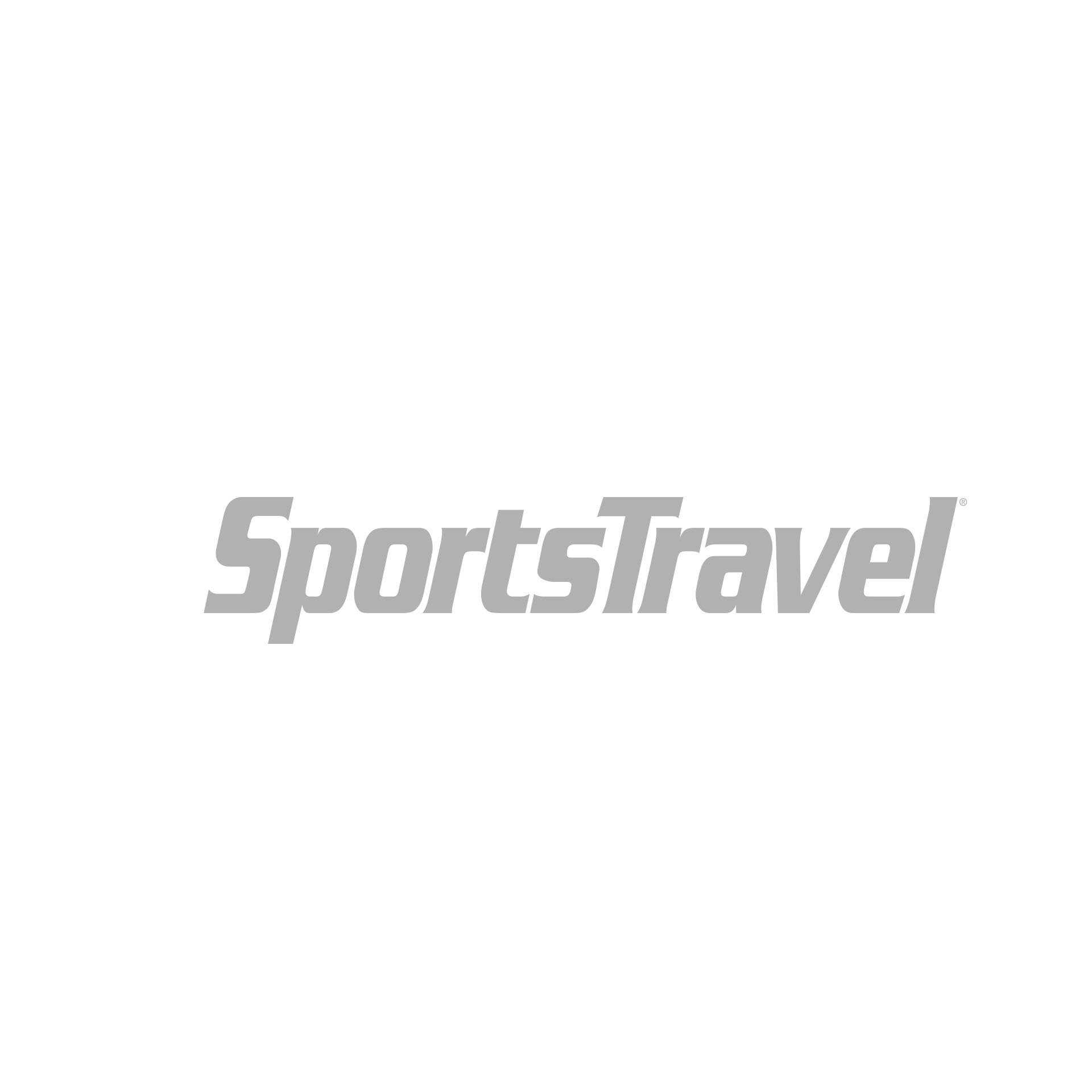 Gray SportsTravel logo on white