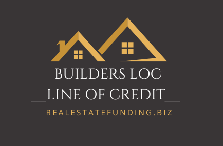 A logo for builders loc line of credit real estate funding