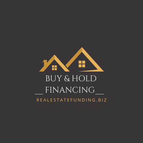 A logo for buy and hold financing real estate funding