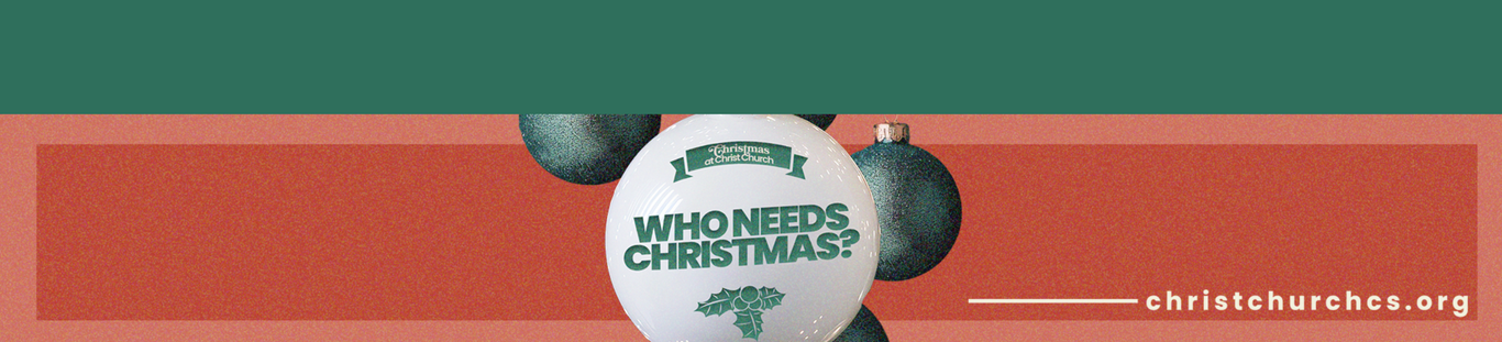 A balloon that says who needs christmas on it