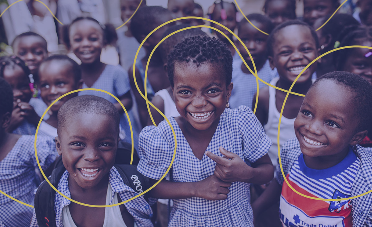 Smiling children at Compassion International