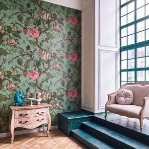 Interior wallpapering