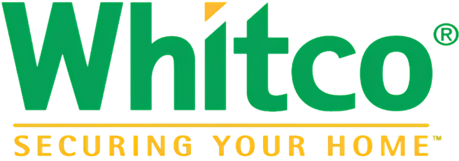 Whitco logo in green and yellow with the slogan “Securing Your Home”