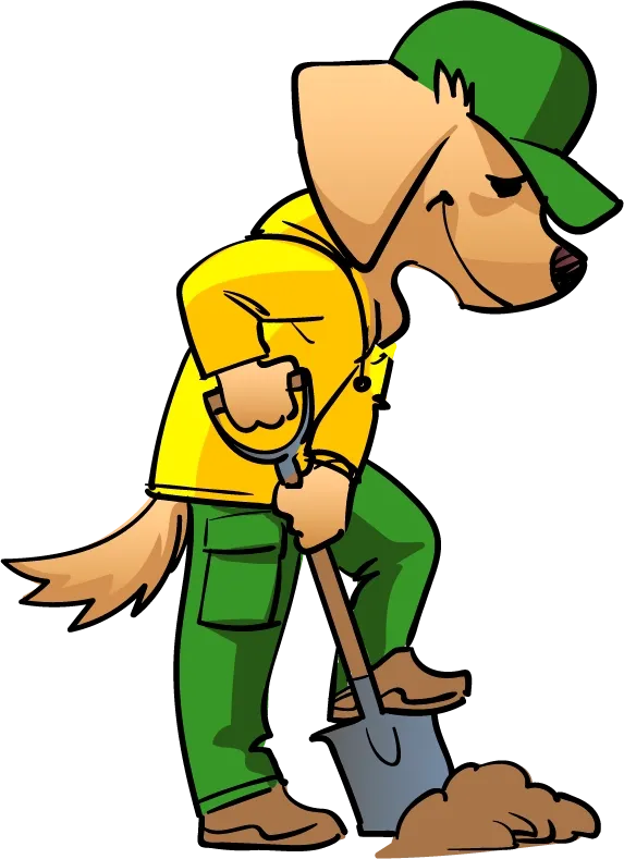 Hardscaping Mascot Icon