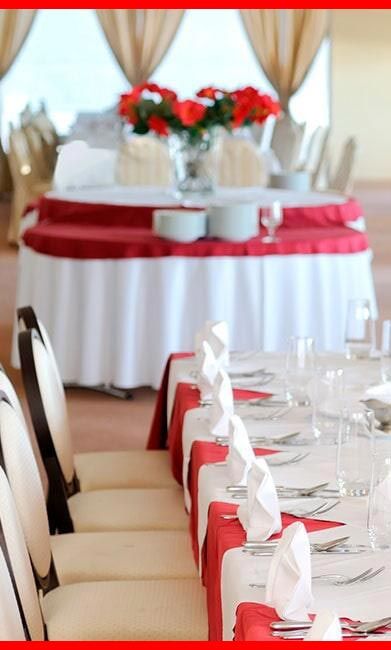 Servicios de banquete