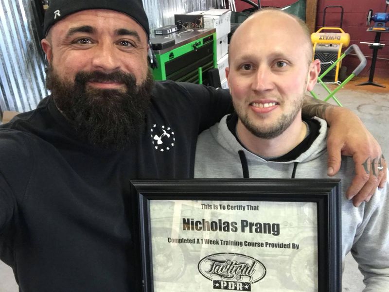 Student graduates from Tactical Dent Training 