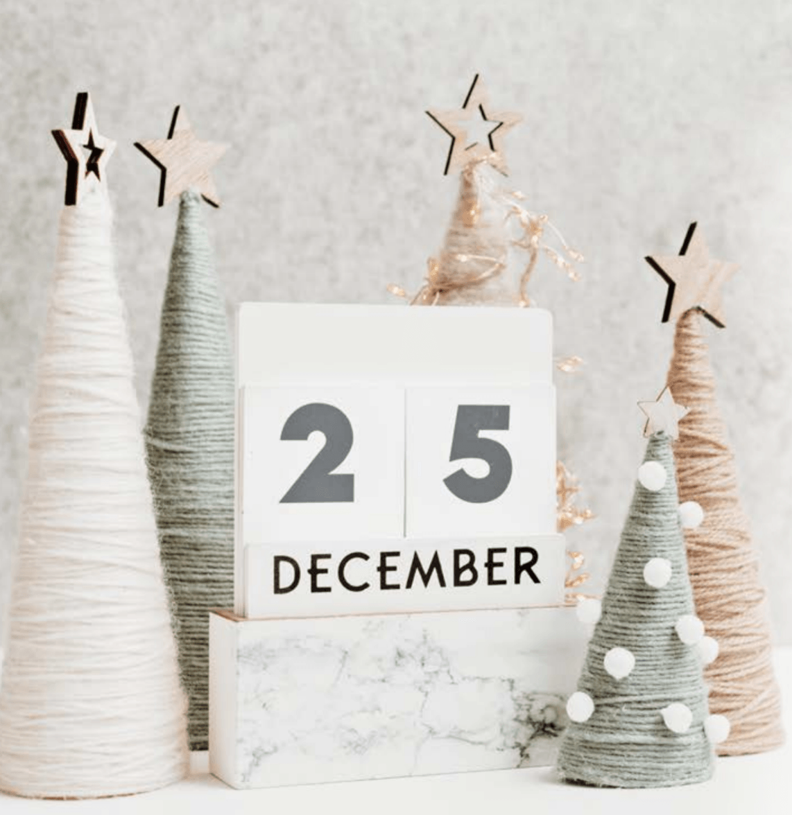 A calendar with the date of december 25 on it