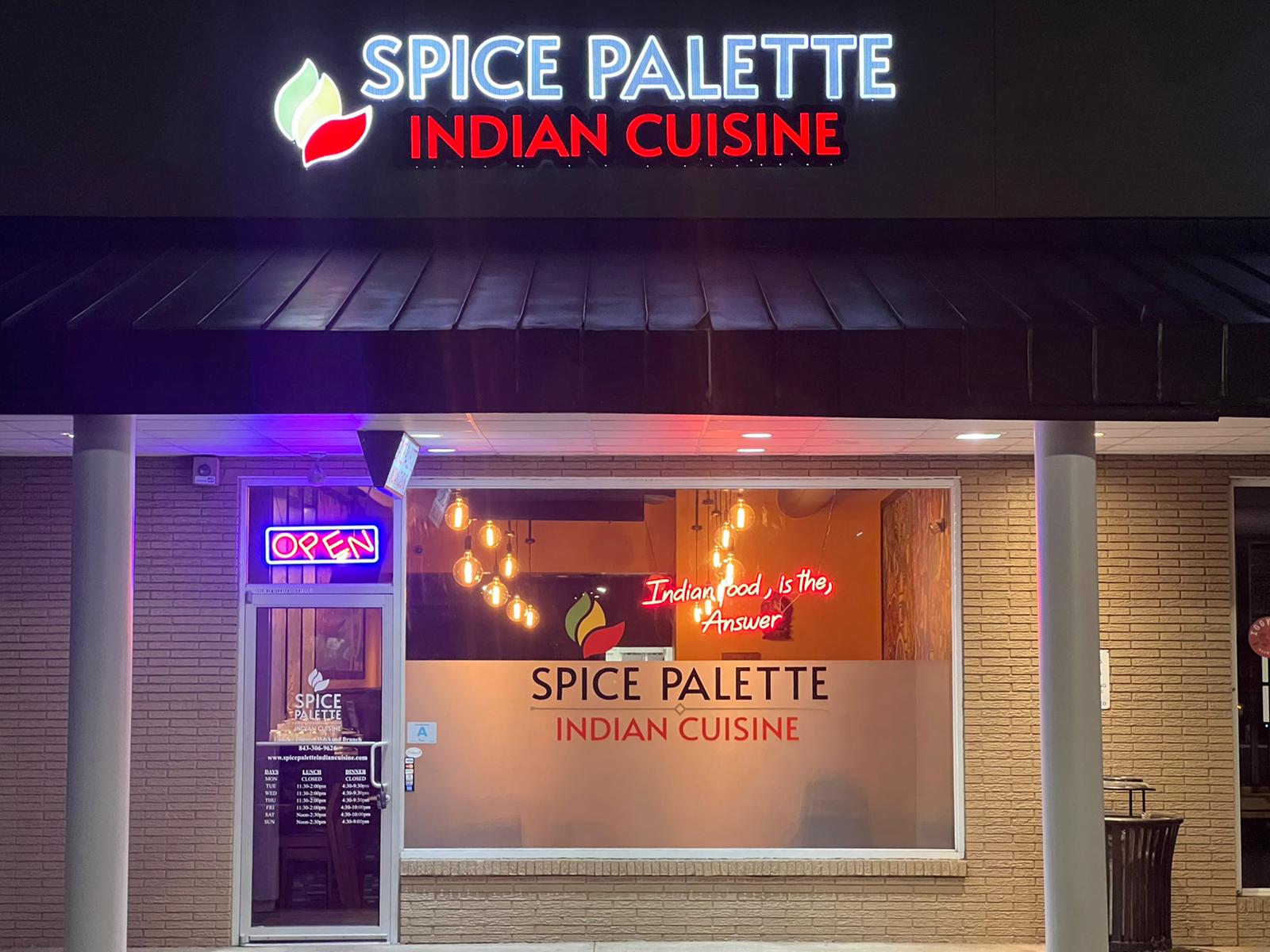 Spice Palette Indian Restaurant in Mount Pleasant, SC