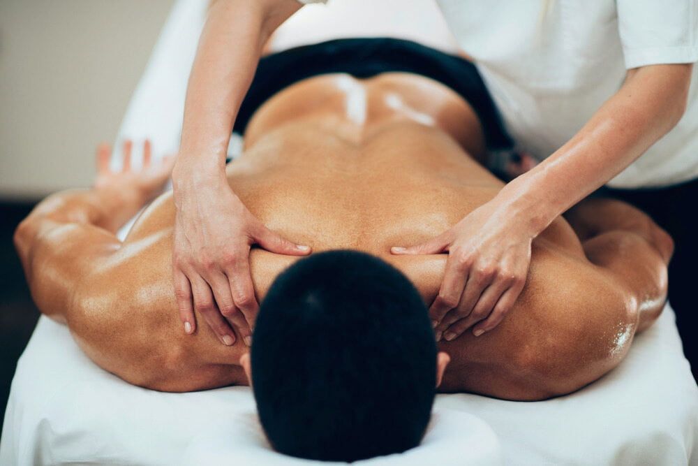A Man Is Getting A Rehab Treatment — Southern Districts Physiotherapy & Sports Injuries Clinic In Tullimbar, NSW