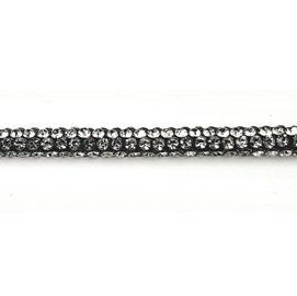 LACE WITH RHINESTONES