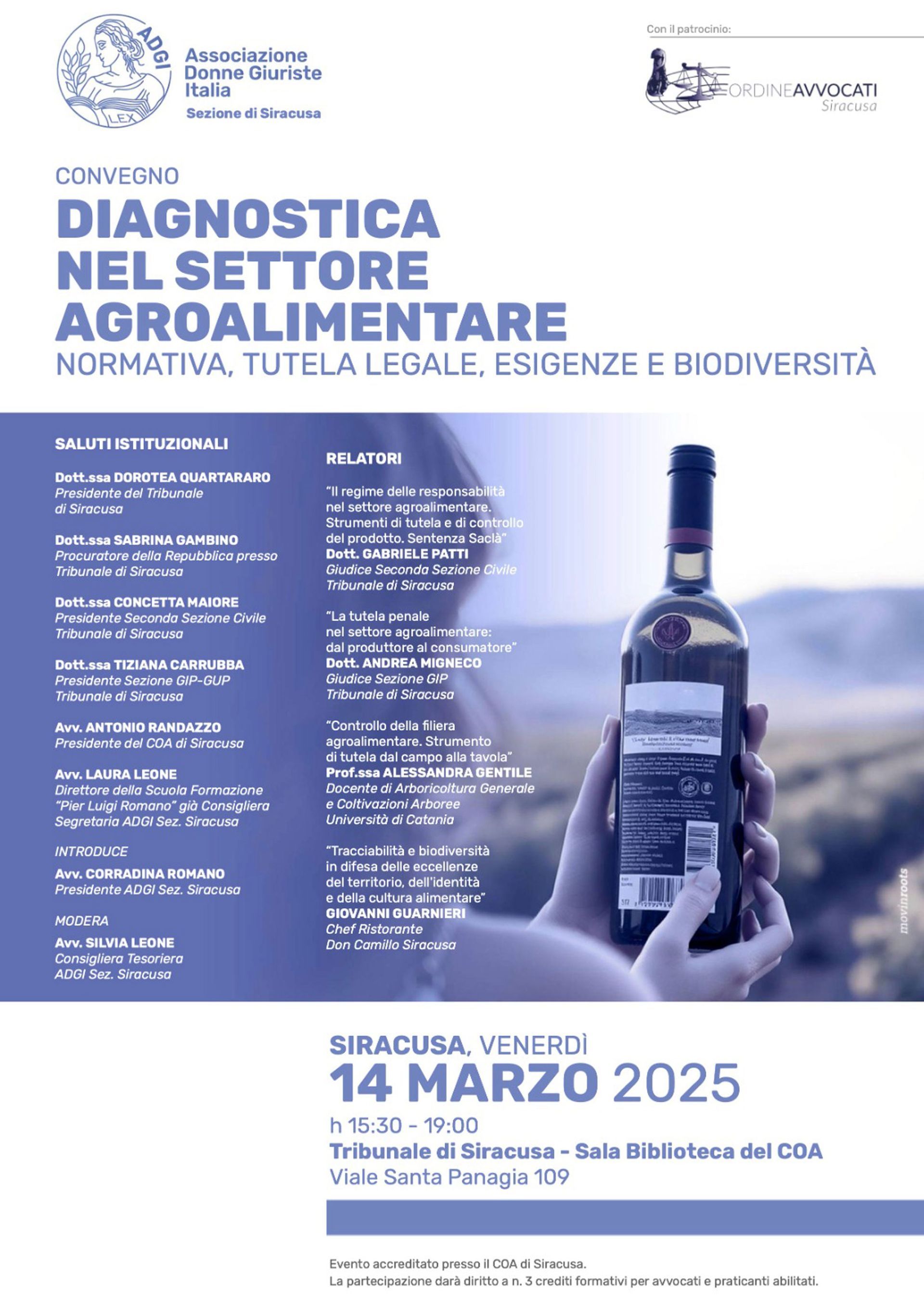 locandina convengo di diagnostica agroalimentare