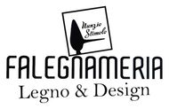Falegnameria legno e design logo