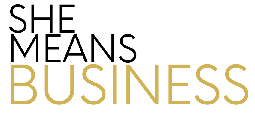 She Means Business Logo She Means Business Logo