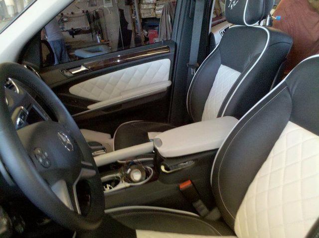 Black Leather Car Upholstery - Denver, CO - Auto Trim Specialists