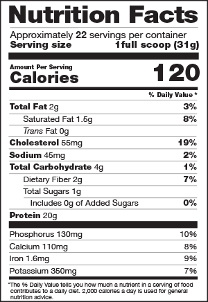 Whey Protein Powder w/ Probiotics - Chocolate