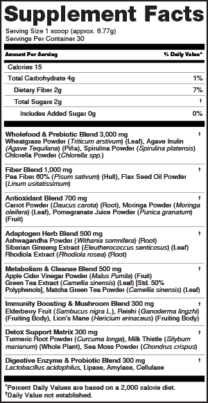 ACV + Organic Irish Sea Moss Super Greens Plus Powder