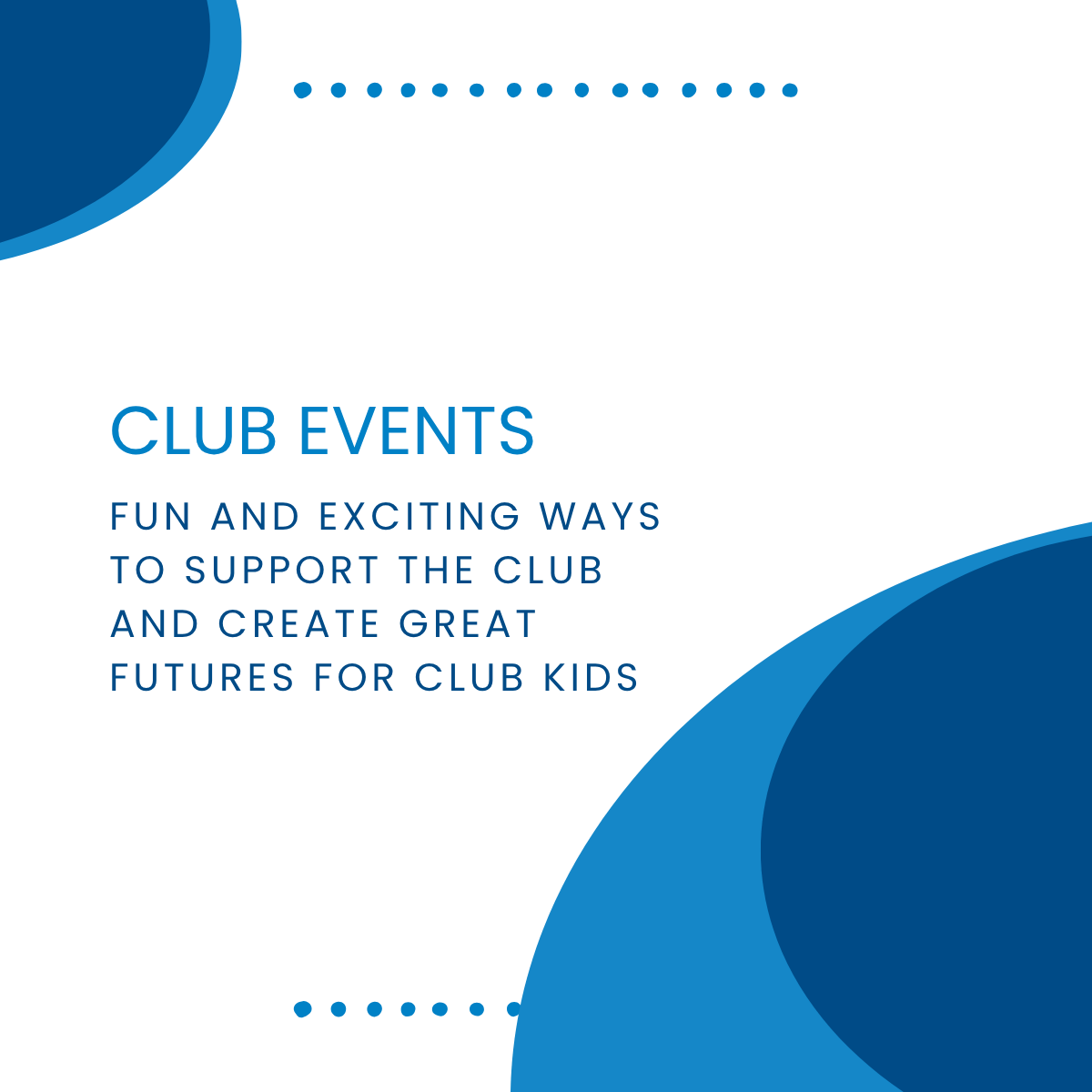 Club Events | BGC of the Corridor