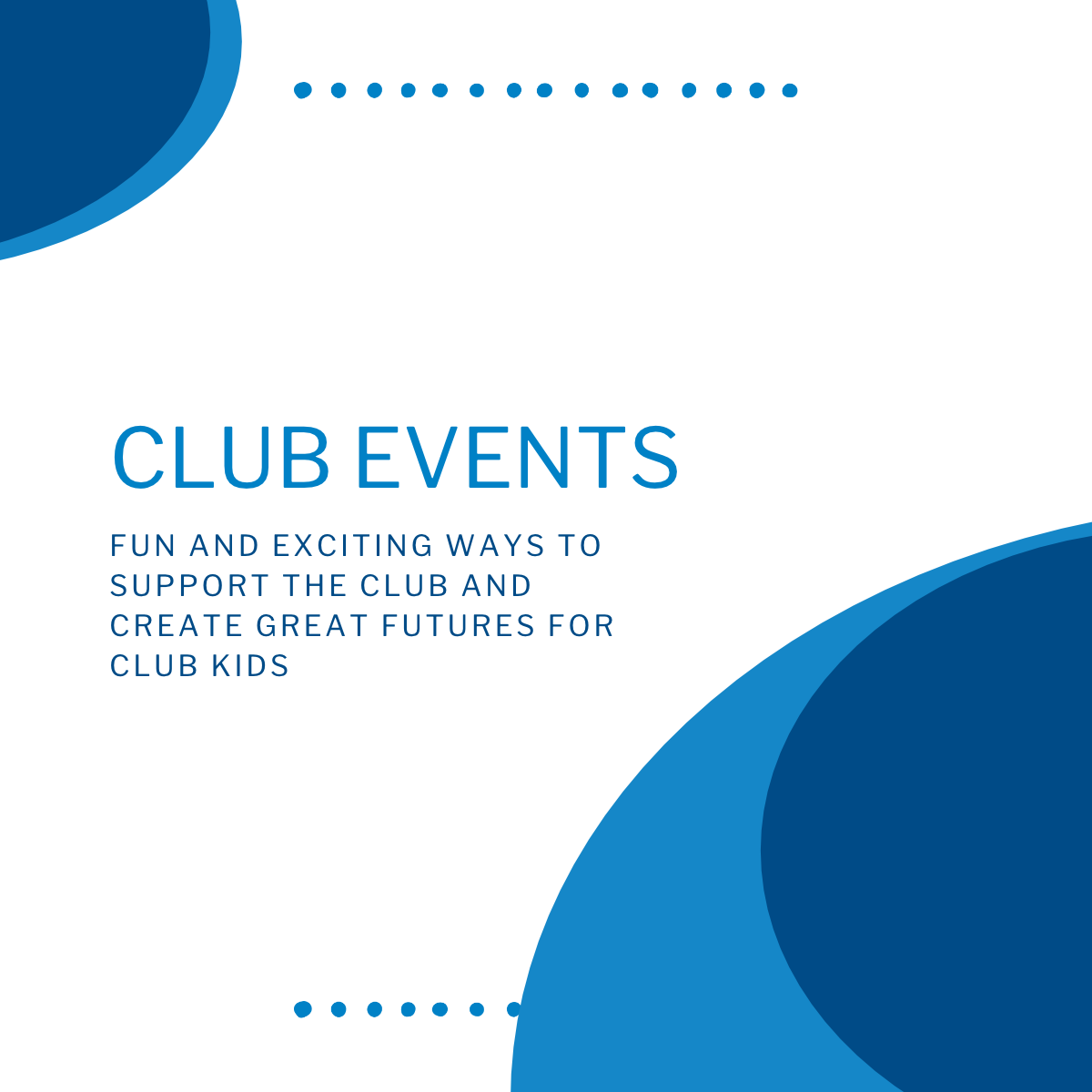 Club Events Club Events