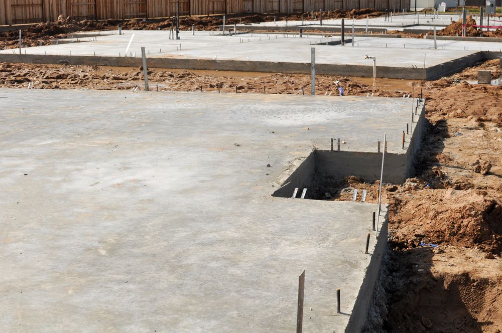 A Concrete Foundation is Being Built for a House — Knobel Builders In Austinmer, NSW