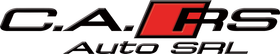 Logo CARS Auto SBL in testo nero e rosso su sfondo bianco.