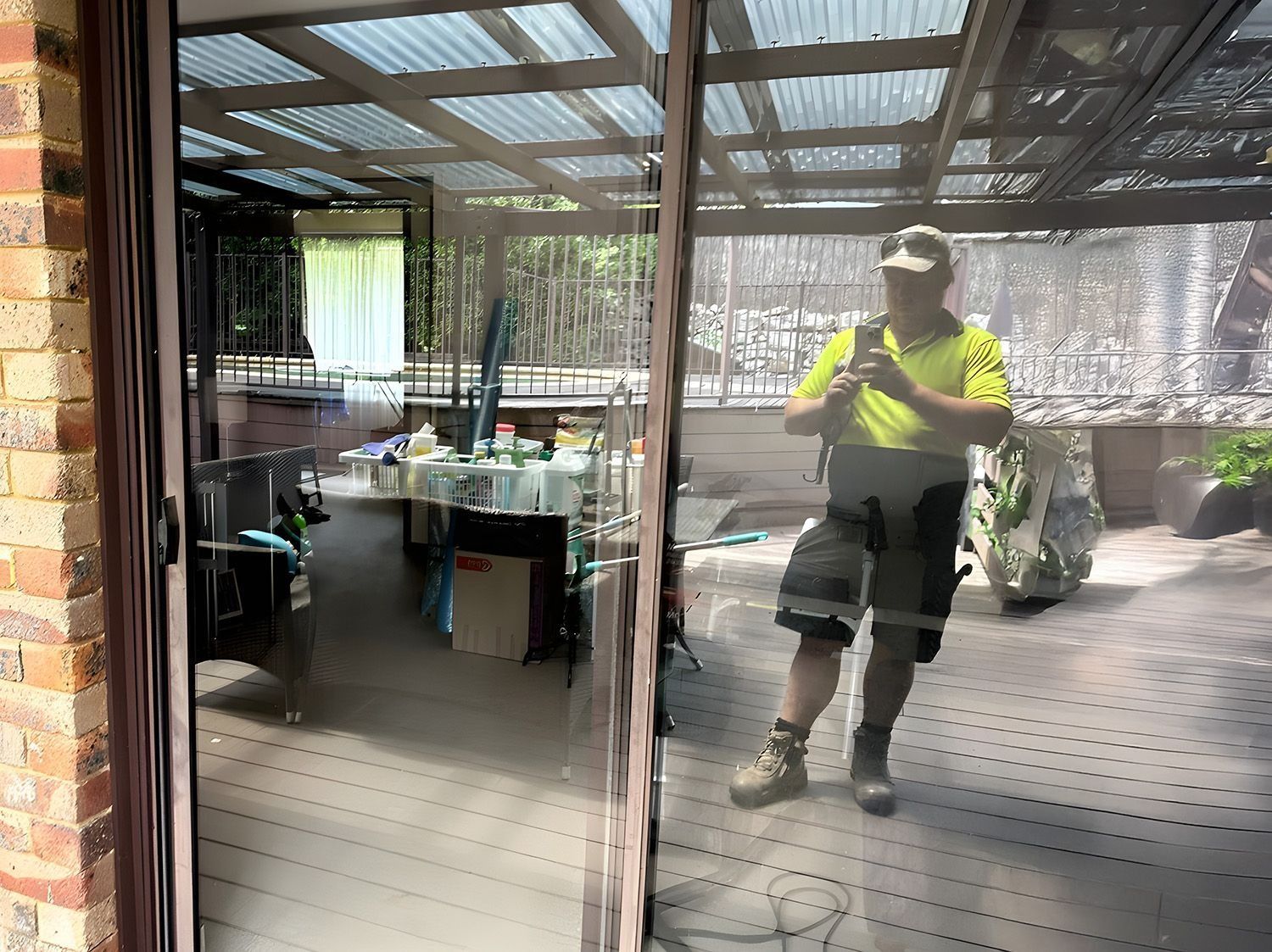 Glazier Installing Window on the Central Coast