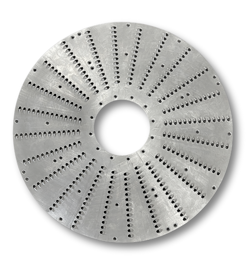Industrial Grade Cheese Shredder Plate