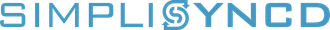 Simplesyncd is written in blue on a white background