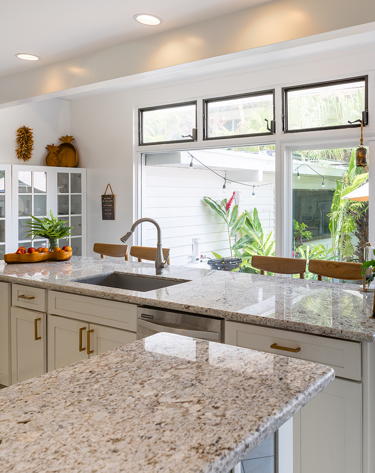 Completed Honolulu kitchen remodel by Hopkins Hawaii handyman team