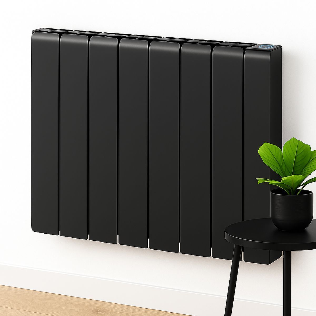 iRad Glass-fronted electric radiator iRad Glass-fronted electric radiator in black