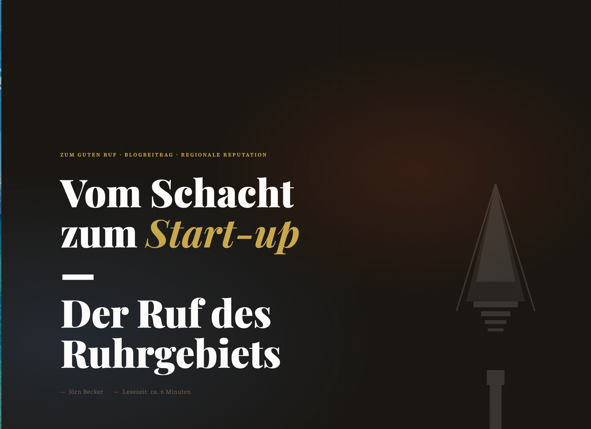 Identität und Reputation des Ruhrgebiets