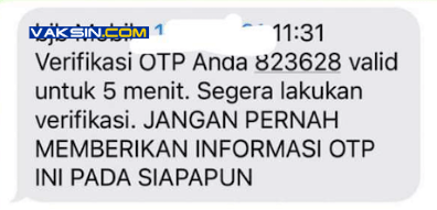 Gambar 1, Verifikasi OTP m-Banking