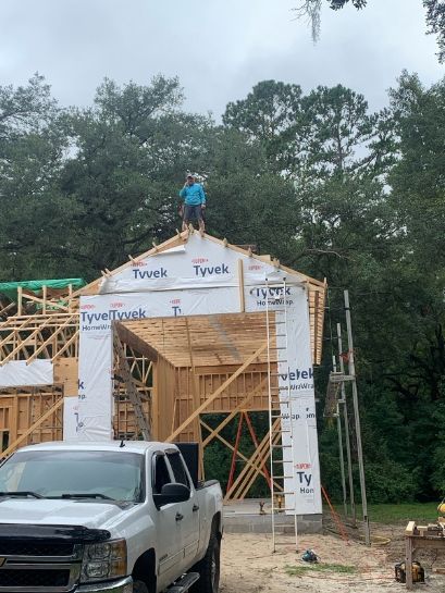Man on the roof