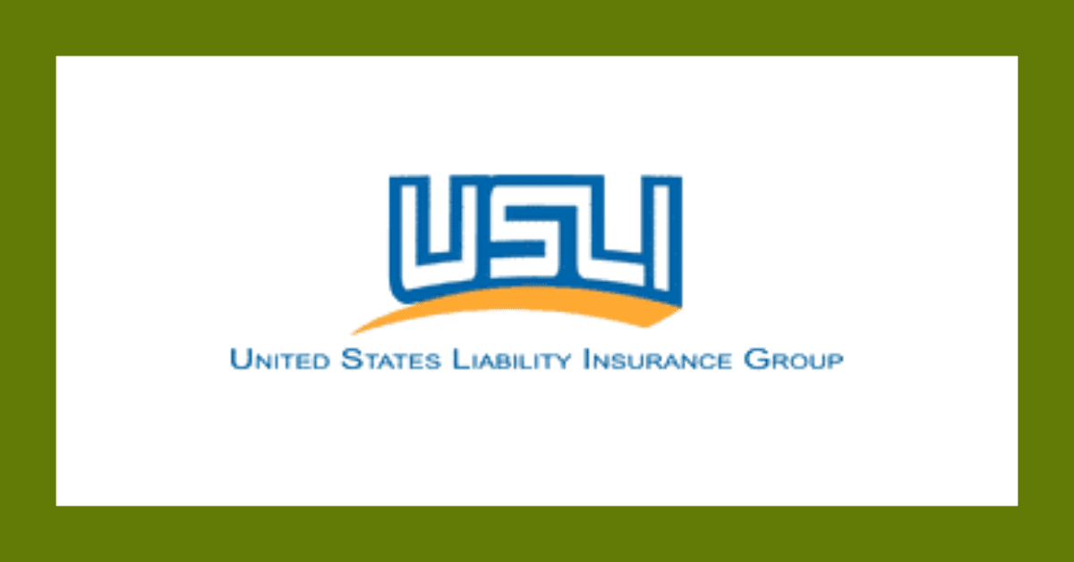 United States Liability Insurance Group logo in blue on a white background with a green border