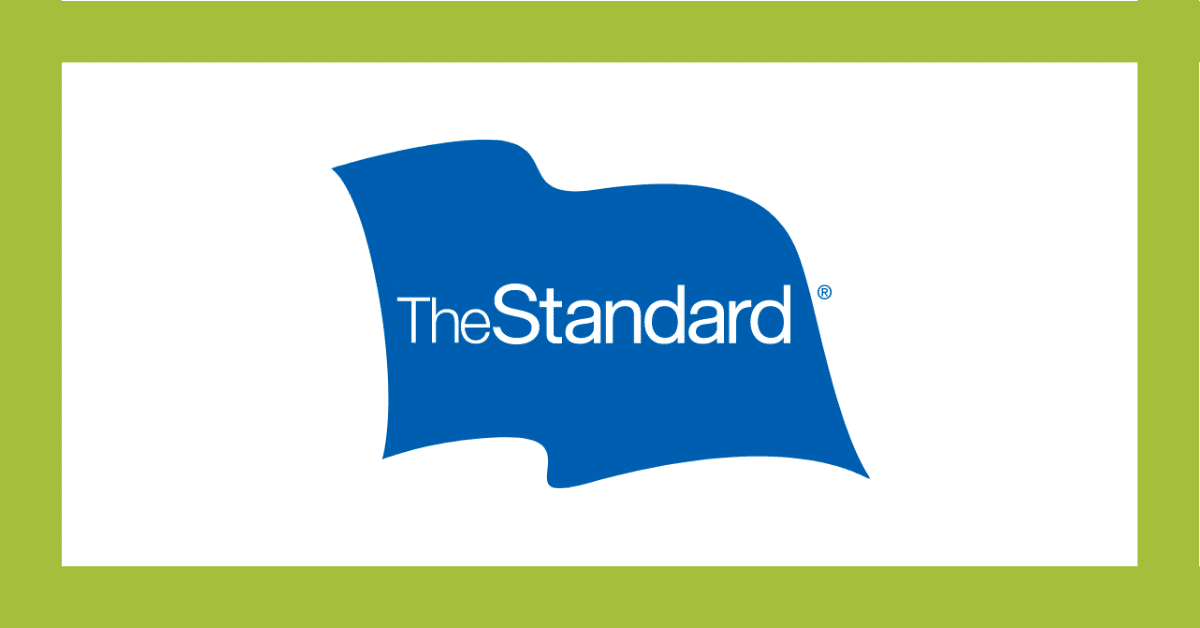 The Standard logo on a white background with a green border