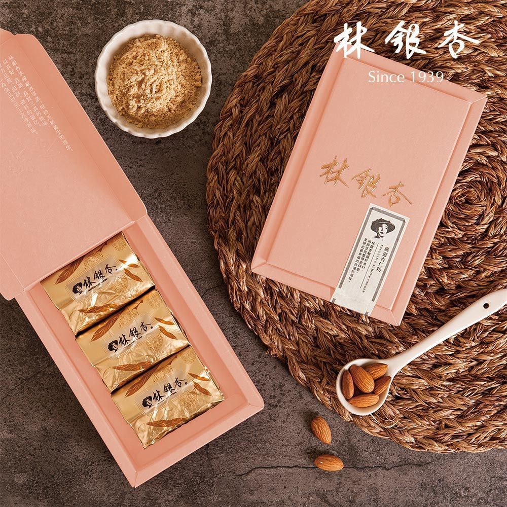 《LINSING 林銀杏官方直營》 嚴選杏仁粉300g(100g x 3包)