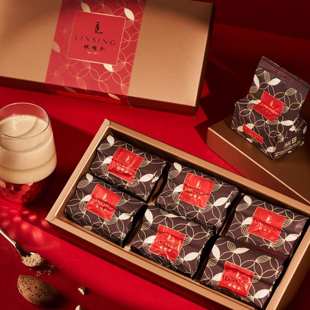 《LINSING 林銀杏官方直營》 嚴選杏仁紅薏仁粉600g(100g x 6包)