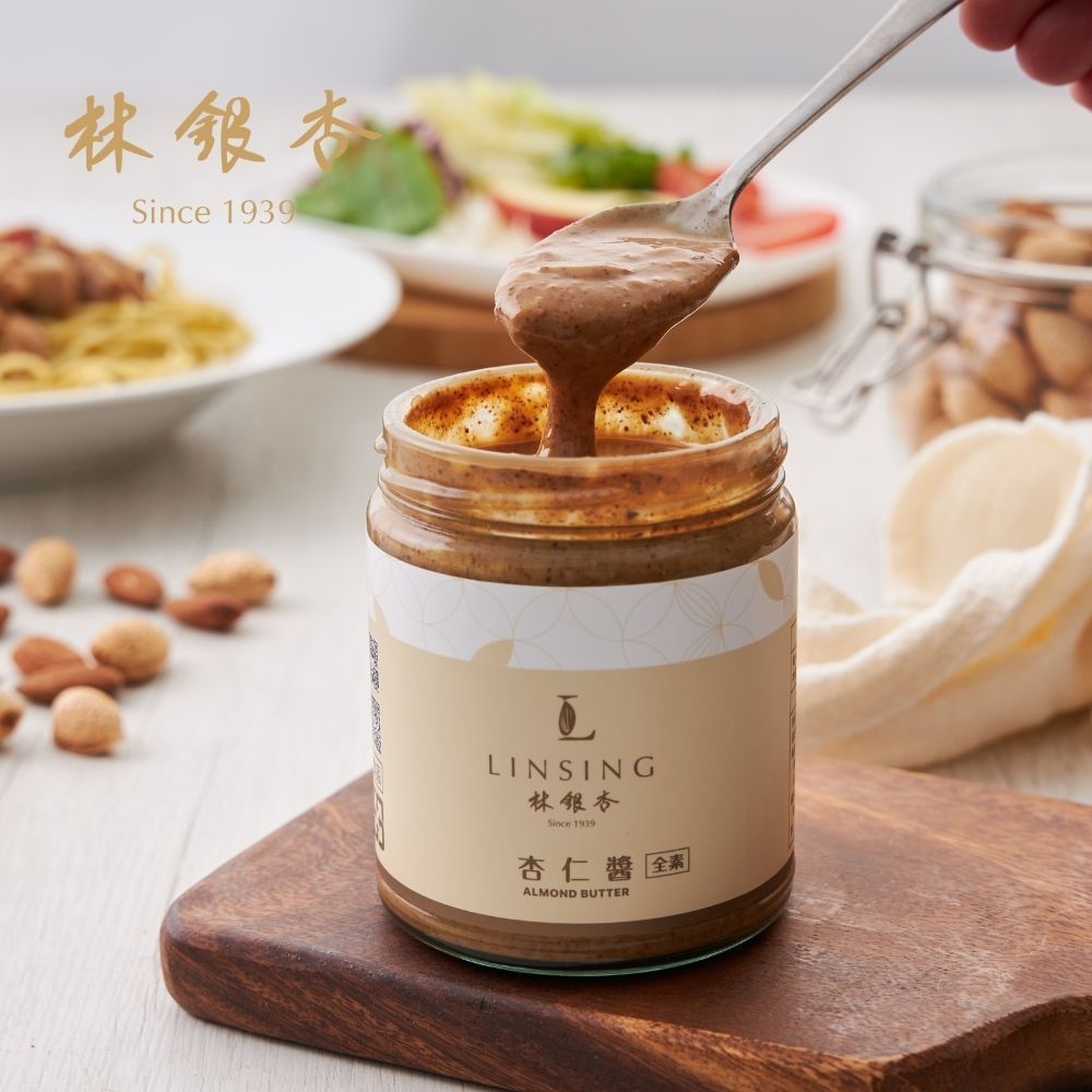 《LINSING 林銀杏官方直營》 原味杏仁醬240g