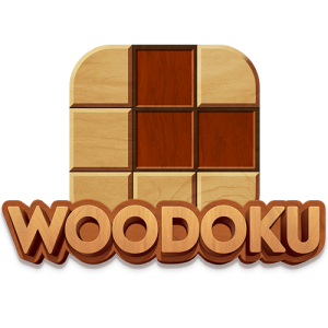 A logo for a game called woodoku