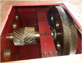 A machine with a lot of gears in it
