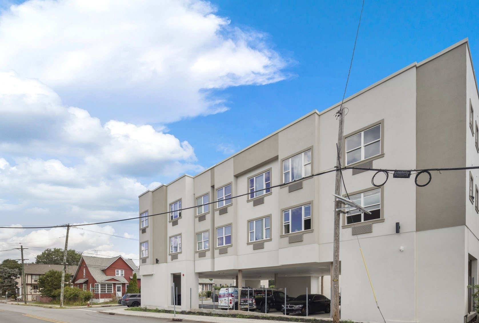 exterior of luxury apartments other angle 2