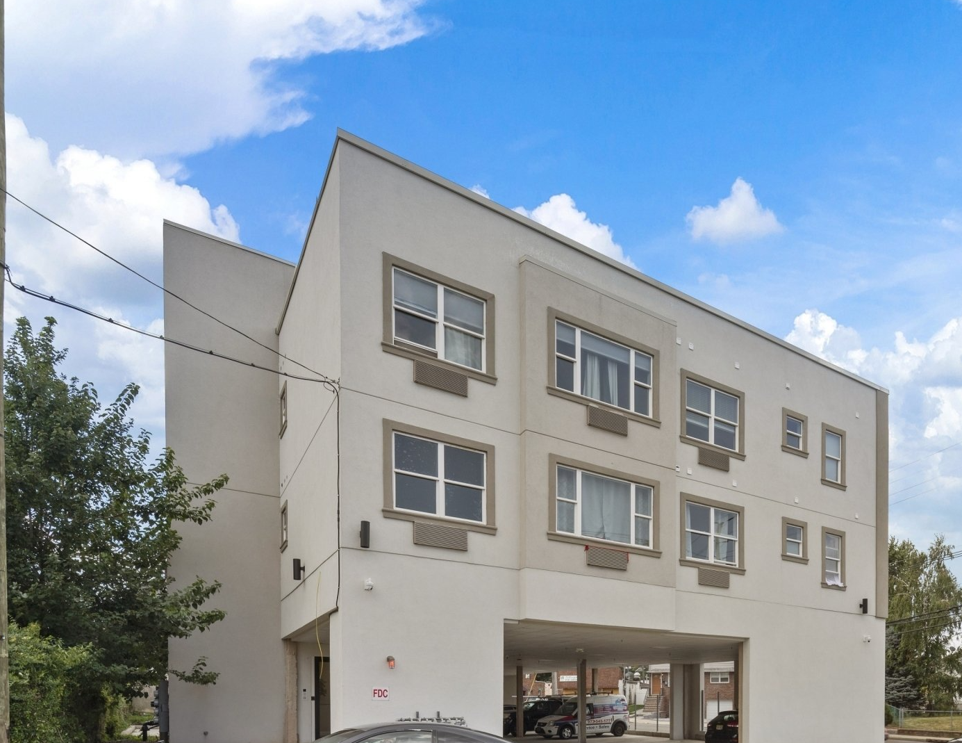 exterior of luxury apartments other angle