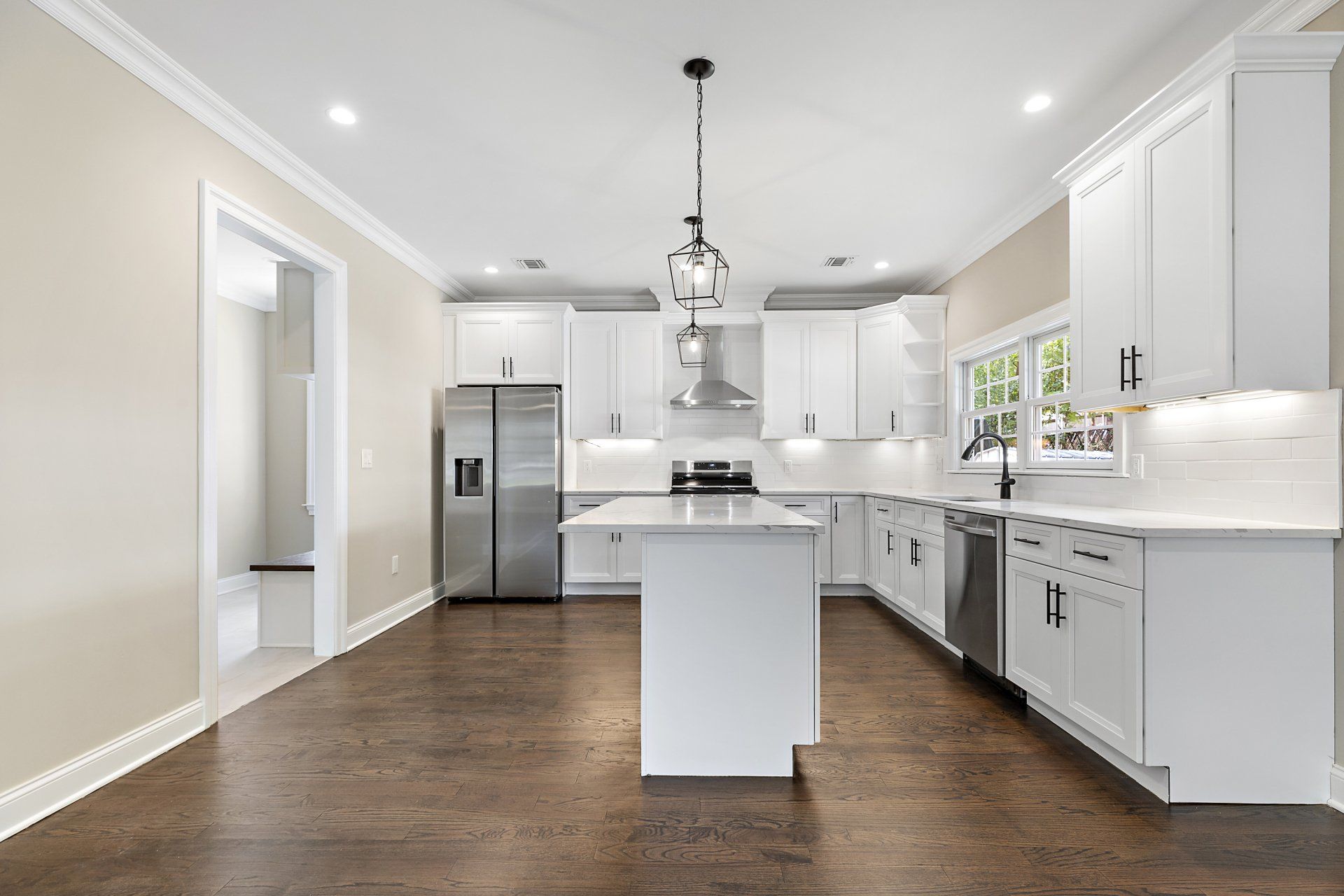 kitchen with island