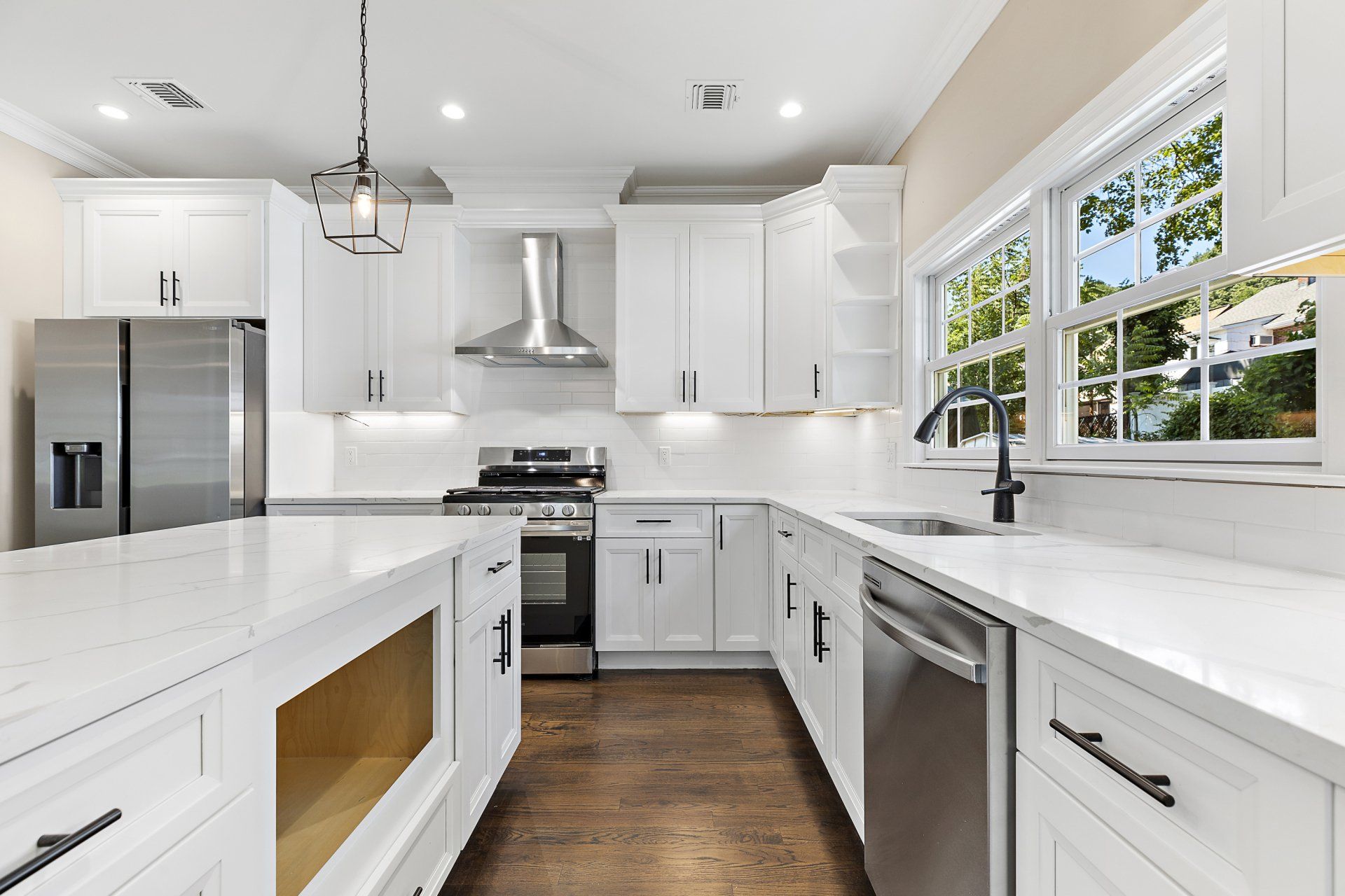 kitchen with window