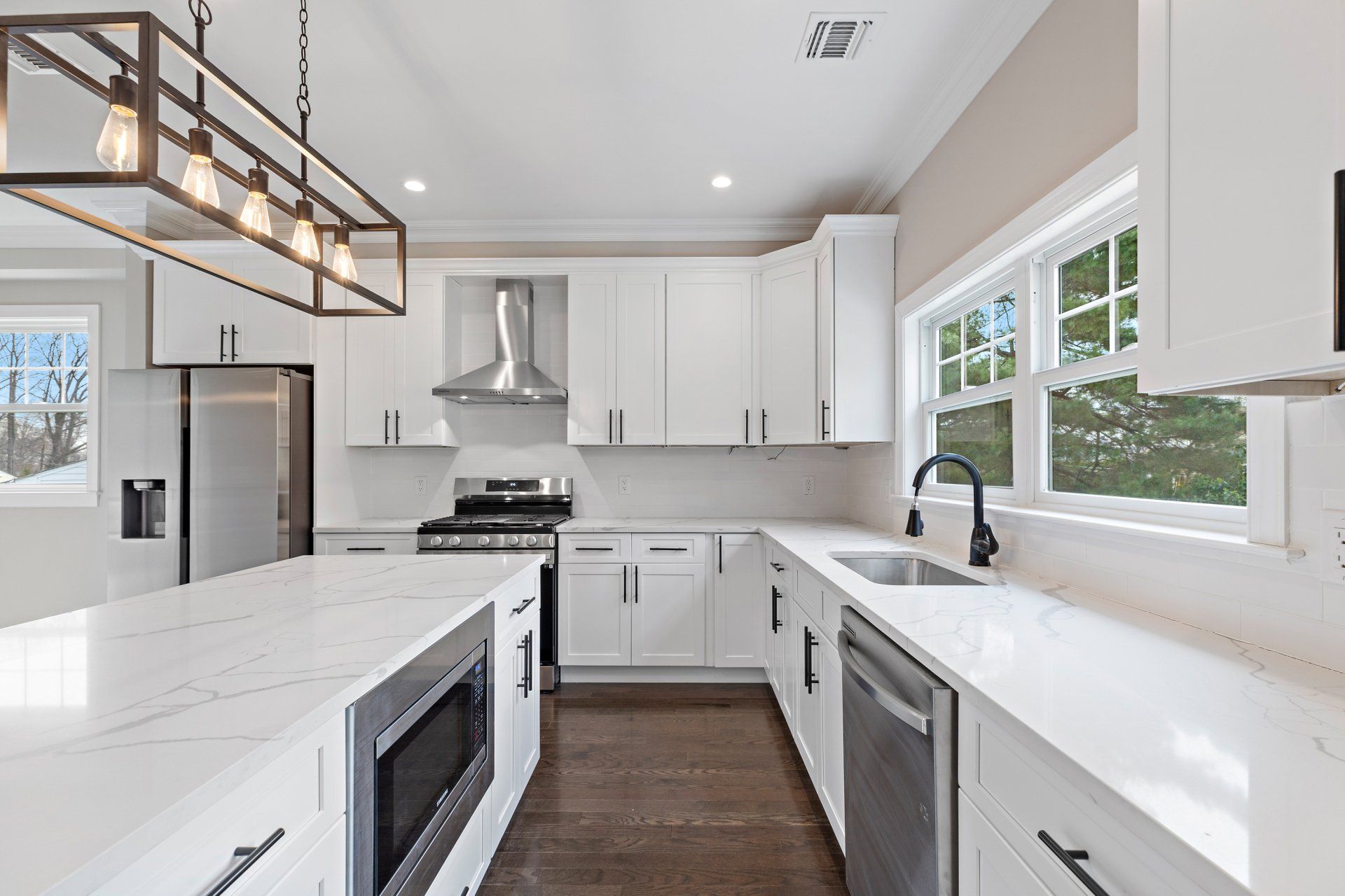 high-end kitchen shot
