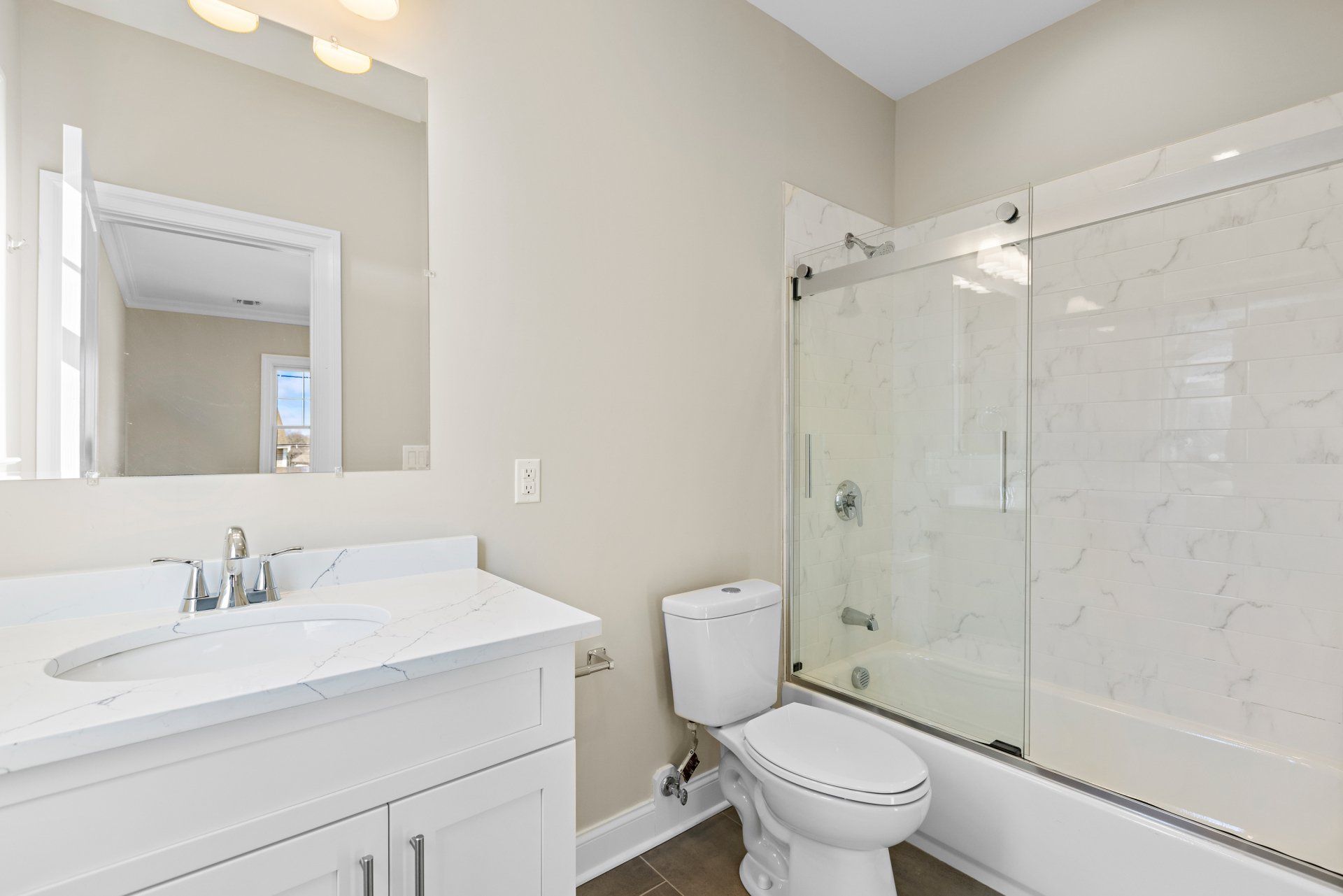 shower in bathroom