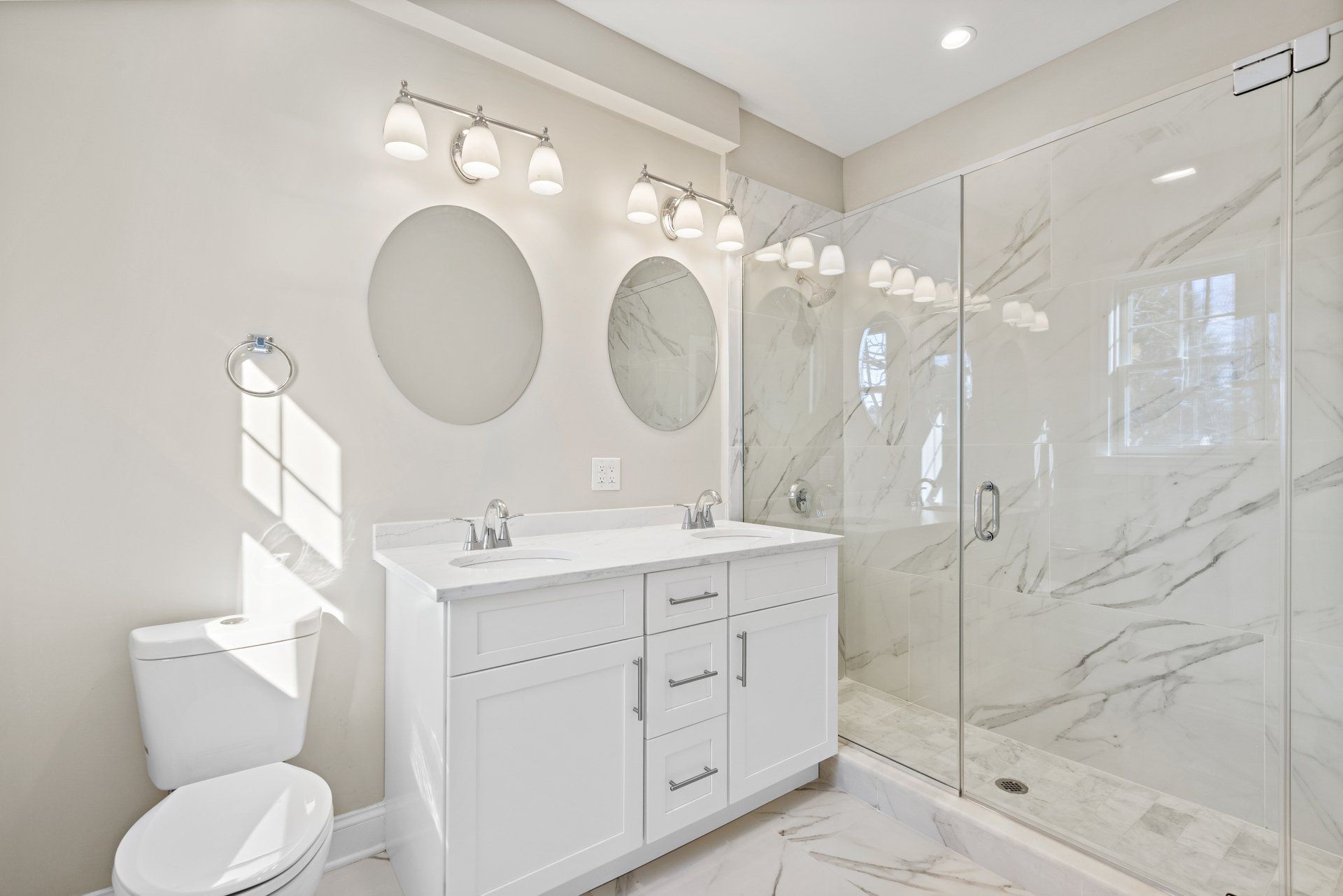 glass door shower