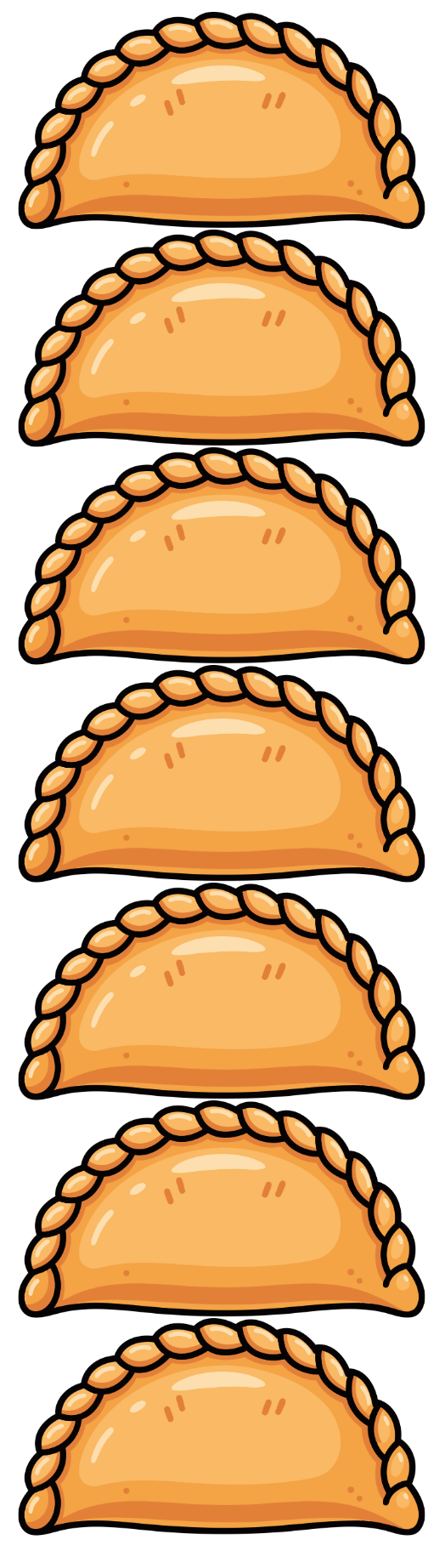 Wood-fired empanada illustration, Resistance Wine Company Rogue Valley tasting room, Ashland Oregon